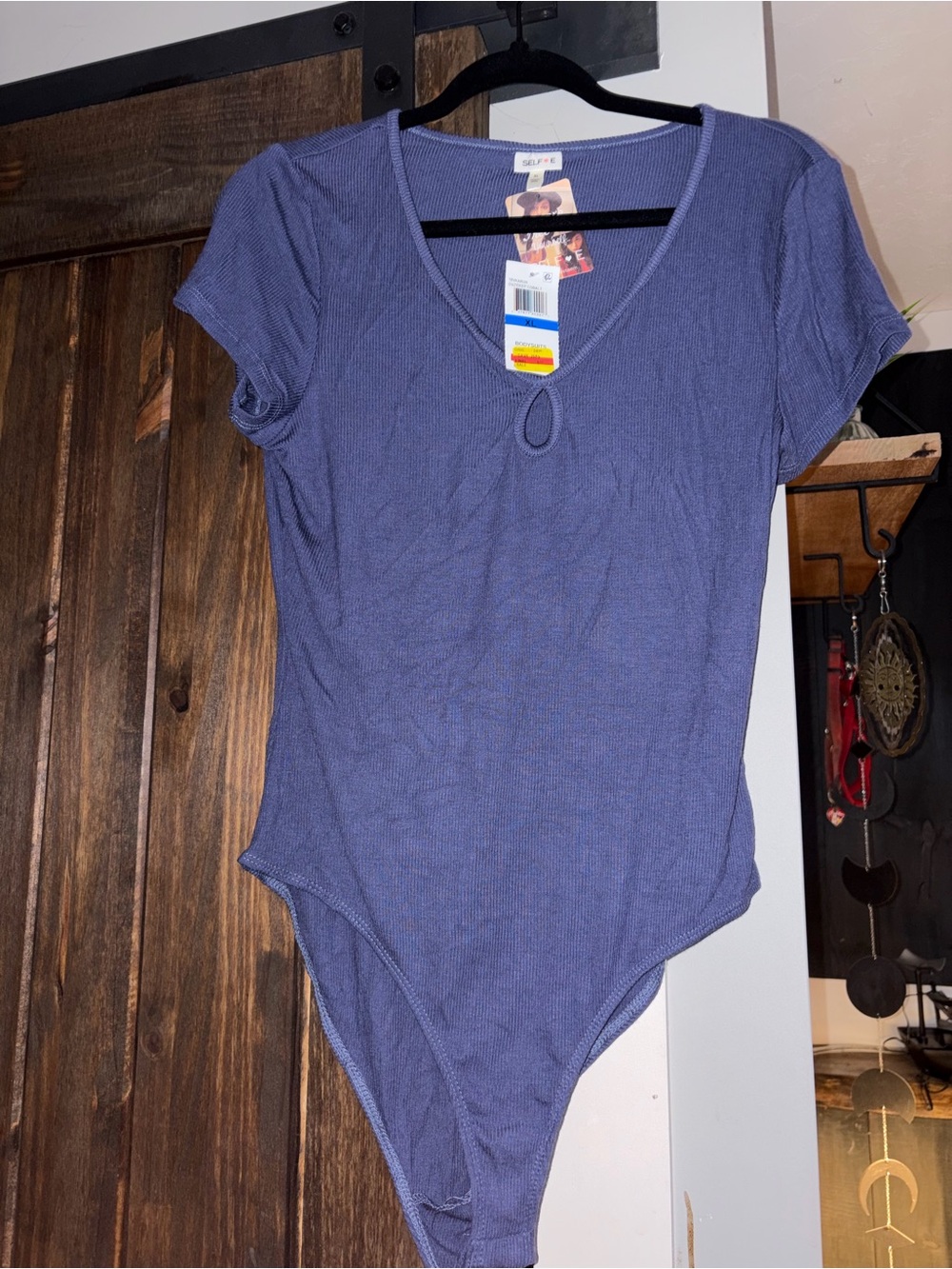 NWT Short Sleeve Keyhole Bodysuit - Periwinkle